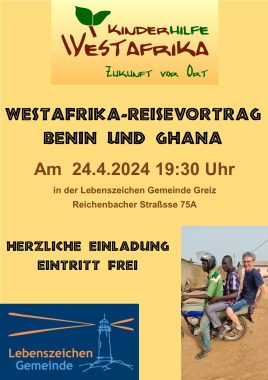 Westafrika-Reisevortrag -  Benin und Ghana, Konferenz, Greiz, Thüringen