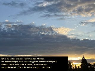 Morgen - Morgen,Vater ist besorgt um uns