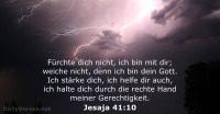 Fürchte dich nicht ... - Fürchte dich nicht,ich bin bei dir spricht der Herr