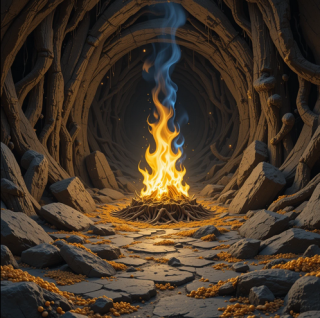 Mysteriöses Feuer das versteckt wurde, wurde zu Schlamm? - bibelvers,glaube,feuer,wunder,tempel