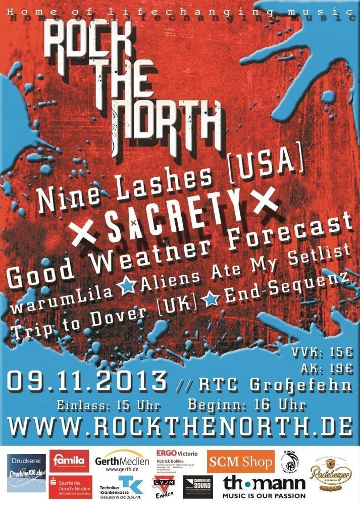 Rock The North 2013 - Großveranstaltung - Wilhelmshaven