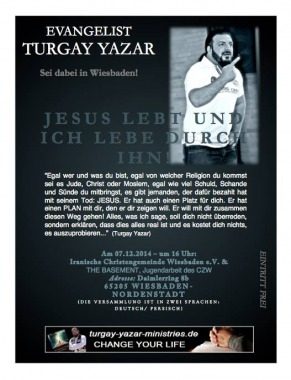 Turgay Yazar, besonderer Gottesdienst, Wiesbaden, Hessen
