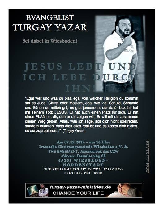 TurgayYazar - besonderer Gottesdienst - Wiesbaden - Köln, Bonn & Rhein-Sieg-Kreis
