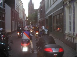 Motorradfahrer Wallfahrt Kevelaer, Großveranstaltung, KEVELAER, Nordrhein-Westfalen