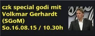 CZK special godi mit Volkmar Gerhardt, besonderer Gottesdienst, CZK - Karlsruhe, Baden-Württemberg