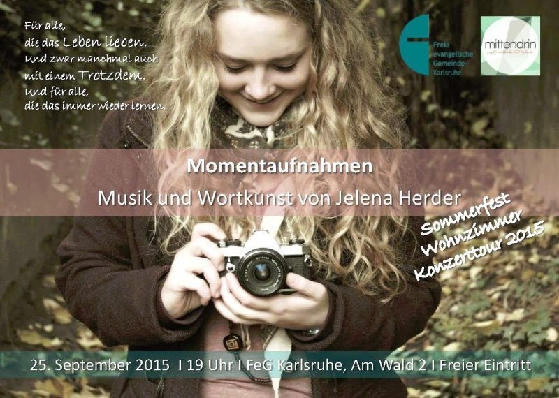 Jelena Herder — Momentaufnahmen - Konzert - FeG Karlsruhe