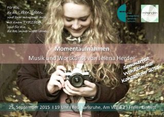 Jelena Herder — Momentaufnahmen, Konzert, FeG Karlsruhe, Baden-Württemberg