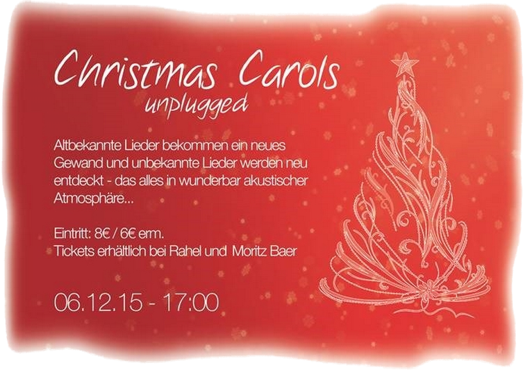 Christmas Carols unplugged - Konzert - Treffpunkt Leben Karlsruhe