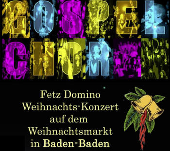 Gospelkonzert auf dem Christkindels-Markt BAD - Konzert - Kurpark Baden-Baden