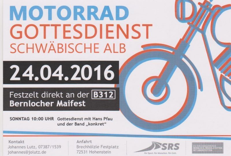 MotorradGottesdienst - besonderer Gottesdienst - Hohenstein - Biker's In