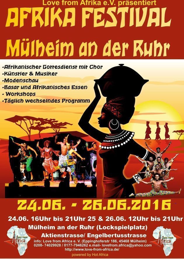 Afrika Festival 2016 - Großveranstaltung - Mülheim an der Ruhr