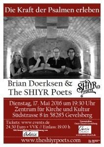 Brian Doerksen & The SHIYR Poets, Konzert, Gevelsberg, Nordrhein-Westfalen