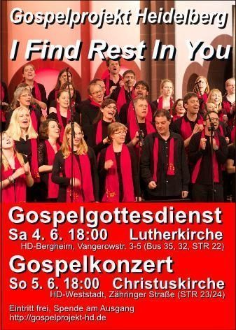 Gospelgottesdienst - besonderer Gottesdienst - Heidelberg