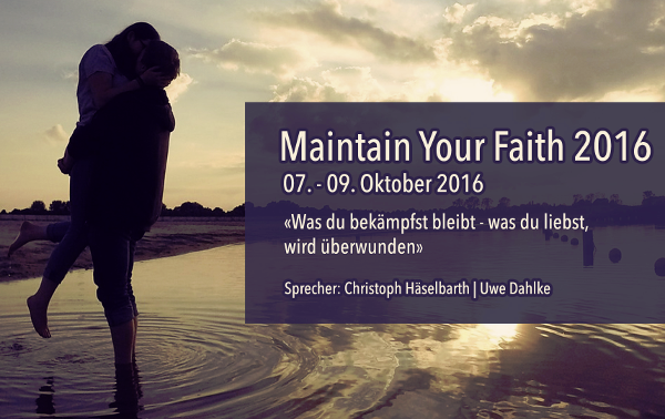 Maintain your Faith - Konferenz - CZK