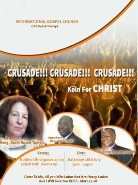 Köln for Christ, besonderer Gottesdienst, Köln, Nordrhein-Westfalen