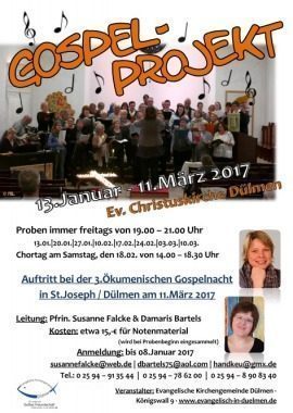 Gospelprojekt, Gruppenevent, Dülmen, Nordrhein-Westfalen