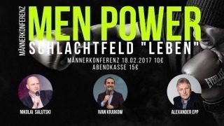 Männerkonferenz «Schlachtfeld Leben», Konferenz, Kongresszentrum Harmonie, Baden-Württemberg