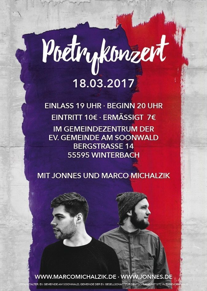 Poetrykonzert - Konzert - Winterbach