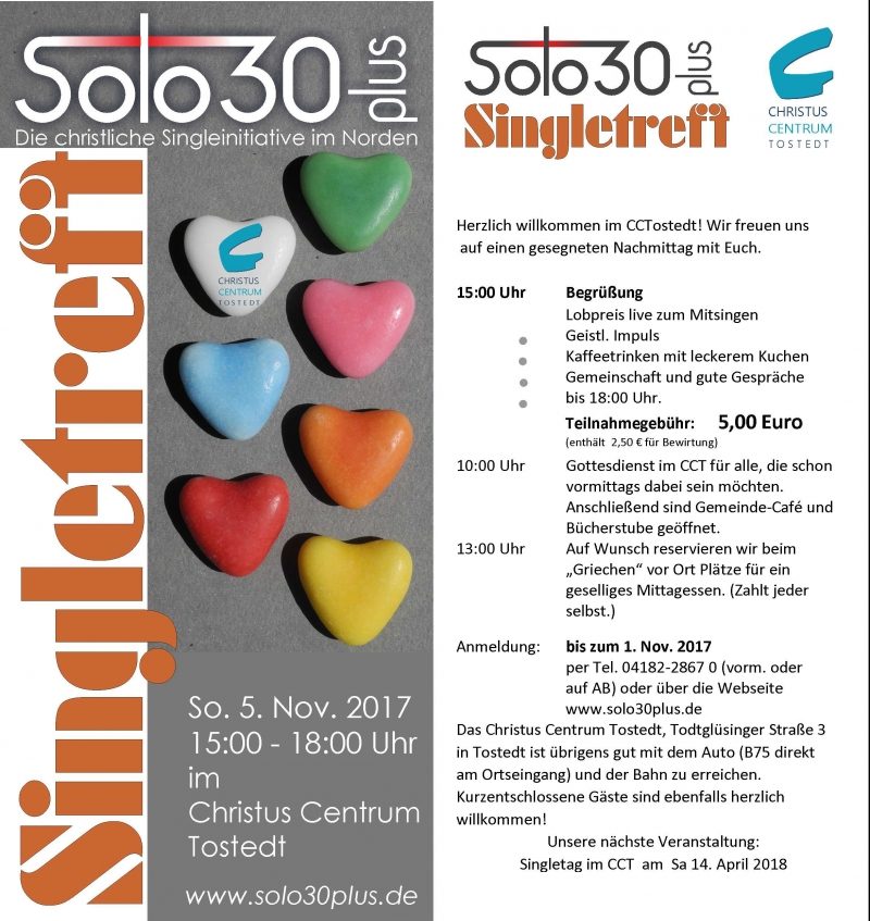 Solo 30 plus Singletreff - Seminar - Tostedt