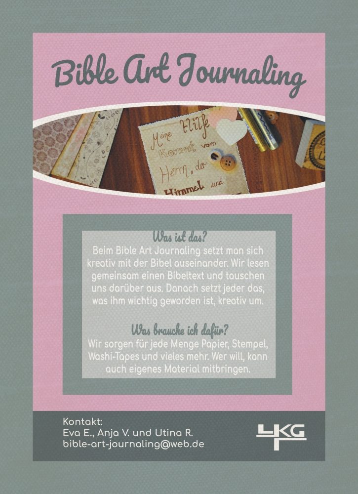 Bibleartjournaling - Sonstiges - Nürnberg - Landeskirchliche Gemeinschaft LKG Bibleartjournaling - Sonstiges - Nürnberg - Landeskirchliche Gemeinschaft LKG