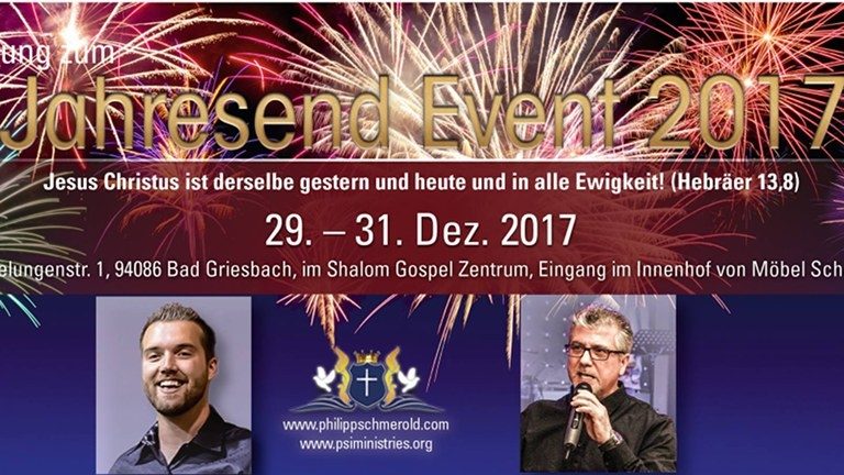 Jahresend-Event in Griesbach - Konferenz - Shalom Gospel-Zentrum