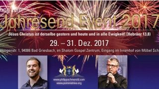 Jahresend-Event in Griesbach, Konferenz, Shalom Gospel-Zentrum, Bayern
