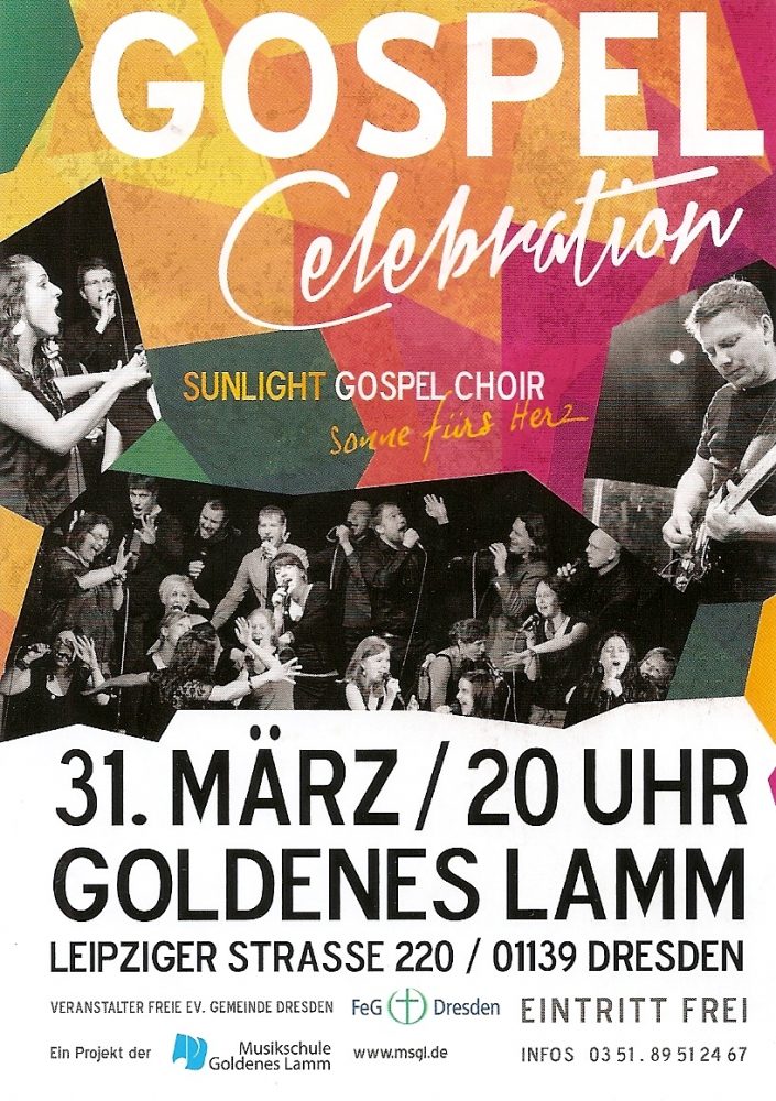 Gospel Celebration Christlich - Konzert - Dresden