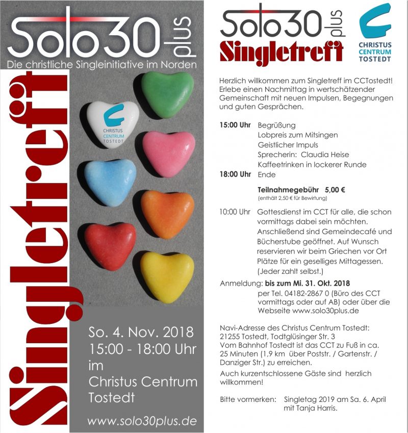 Solo30plus Singletreff - Seminar - Tostedt