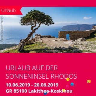 URLAUB AUF DER SONNENINSEL RHODOS, Freizeit, GR - 85100 Lakithea-Koskinou, Baden-Württemberg