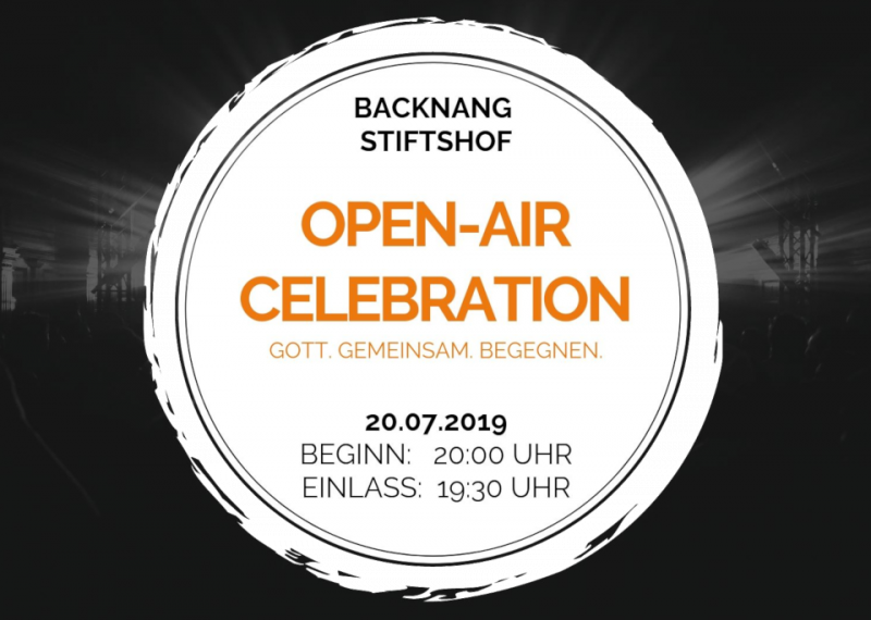 Open-Air Celebration BK - besonderer Gottesdienst - Stiftshof Backnang