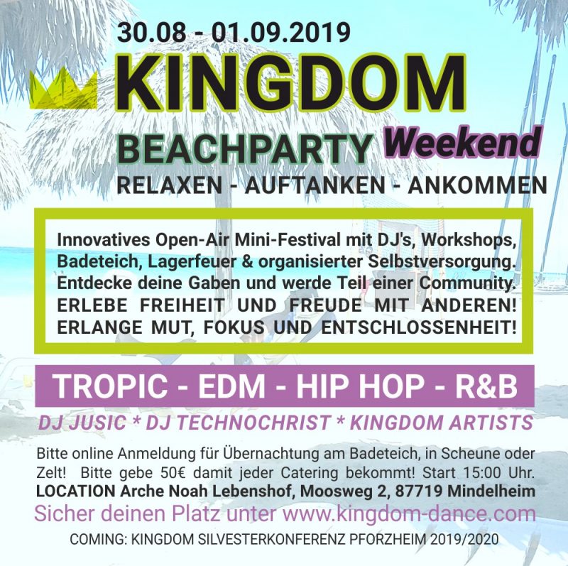 KINGDOM Beach Party 2019 - Party - Mindelheim