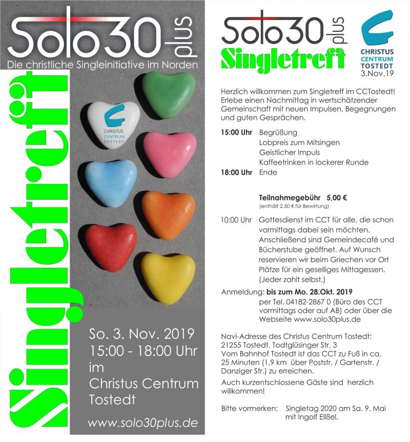 Solo0plus Singletreff - Seminar - Tostedt