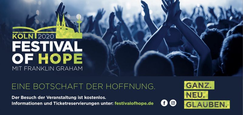 Festival of Hope 2020 - Großveranstaltung - , Köln Willy-Brandt-Platz 3