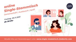 Online Single-Stammtisch Stuttgart, Gruppenevent, Stuttgart, Baden-Württemberg
