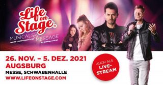 Life on Stage Evangelisationsveranstaltung, Großveranstaltung, Schwabenhalle, Messe Augsburg, Bayern