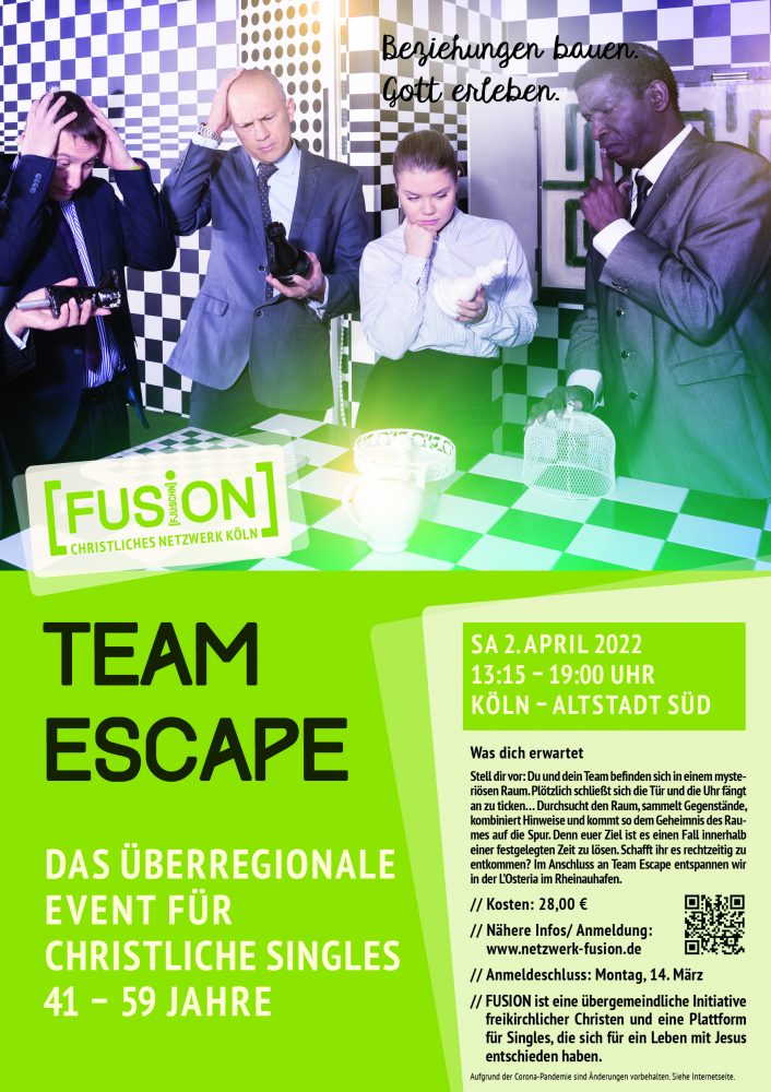 FUSION TEAM ESCAPE (Altersgruppe 41-59 Jahre) - Sonstiges - Köln