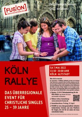 FUSION Köln Rallye Altersgruppe 25-39 J., Kleines oder selbst organisiertes Event, Köln, Nordrhein-Westfalen