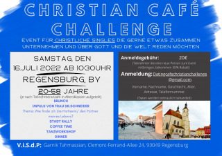Event für christliche Singles am Samstag, den 16.07.22 ab 10:30 Uhr in Regensburg, Freizeit, Regensburg, Bayern