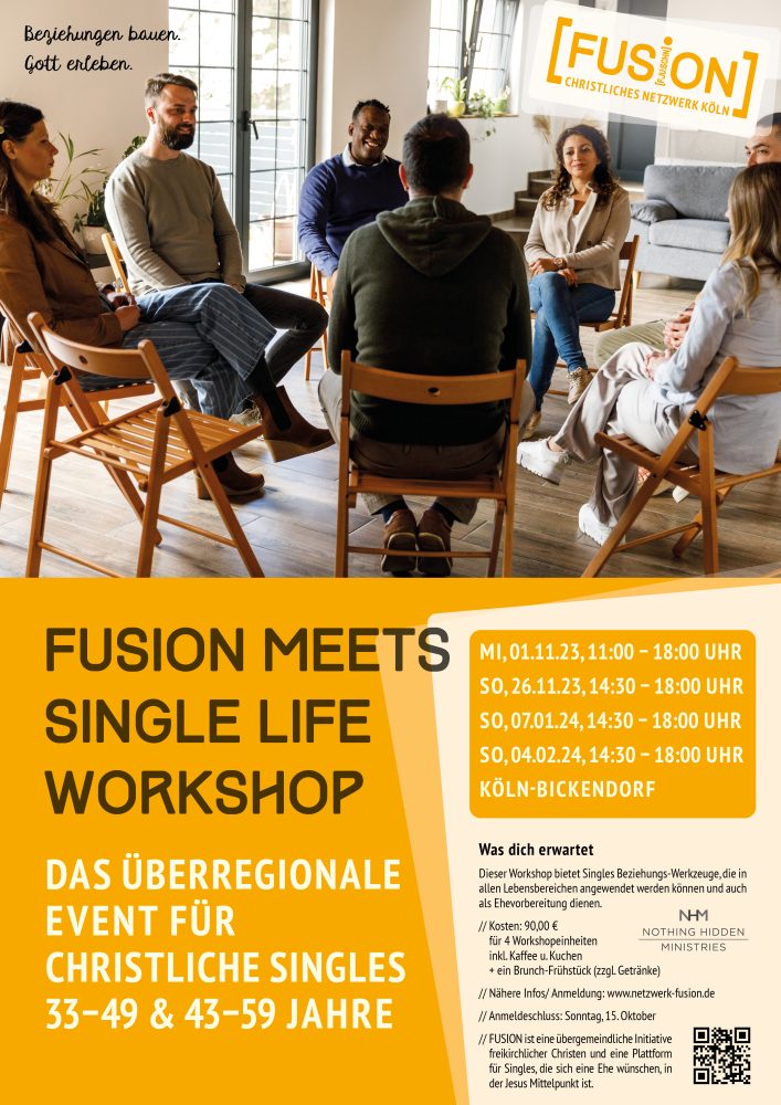 FUSION Meets Single Life Worshop Teil 1 - Seminar - Köln