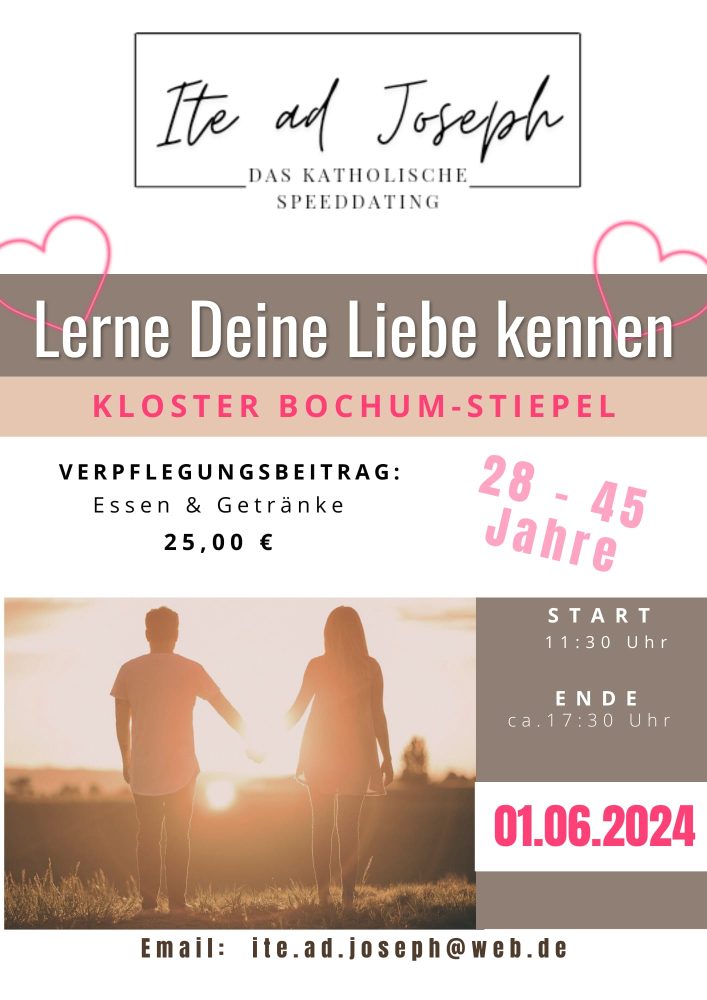 Katholisches Speed Dating - Kleines oder selbst organisiertes Event - Bochum