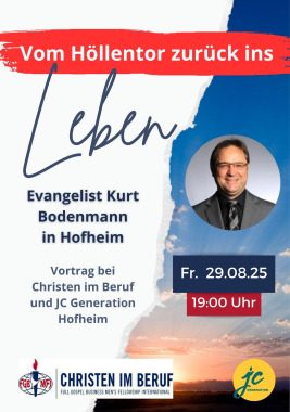 Vom Höllentor zurück ins Leben, Großveranstaltung, Hofheim am Taunus, Hessen
