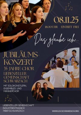Jubiläumskonzert, Konzert, Schwarzach, Baden-Württemberg