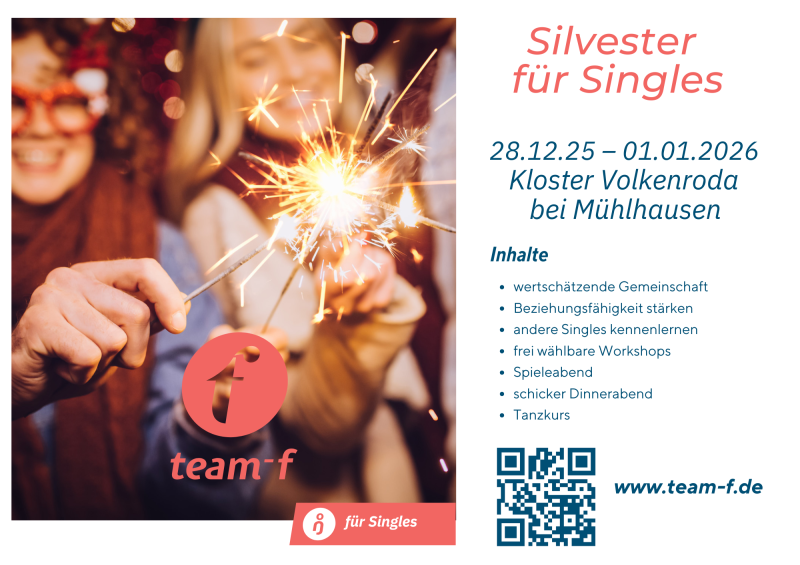 Silvesterfreizeit für Singles - Seminar - Kloster Volkenroda/Thüringen