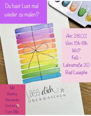 Malen macht G.L.Ü.C.K.L.I.C.H❣️, Seminar, Bad Laasphe, Nordrhein-Westfalen