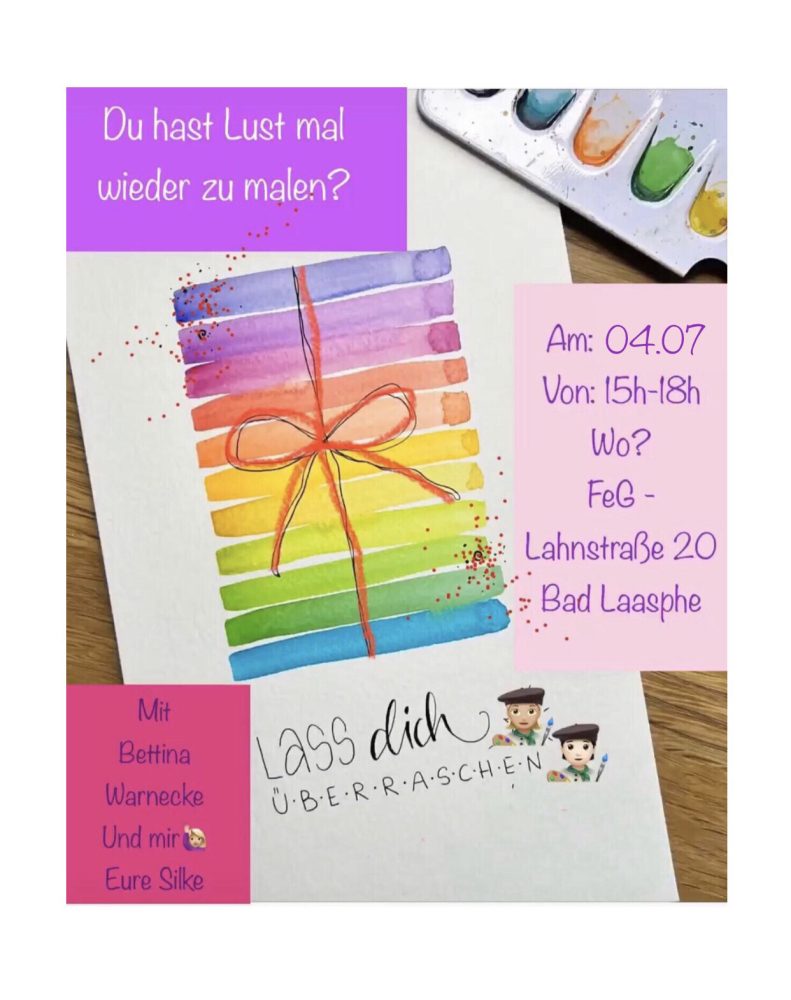 Malen 🧑🏻‍🎨 macht ✏️  G.L.Ü.C.K.L.I.C.H❣️❣️❣️ - Freizeit - Bad Laasphe
