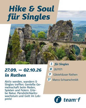 Hike & Soul für Singles, Seminar, Rathen/Sächs. Schweiz, Sachsen
