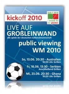 Kickoff! - Public Viewing WM 2010, Großveranstaltung, Kassel, Hessen