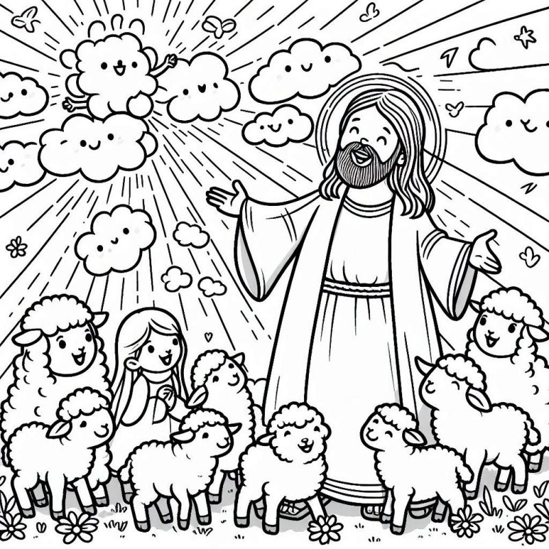 Christliche Malbuch Motive Malvorlagen: Junge Gemeinde